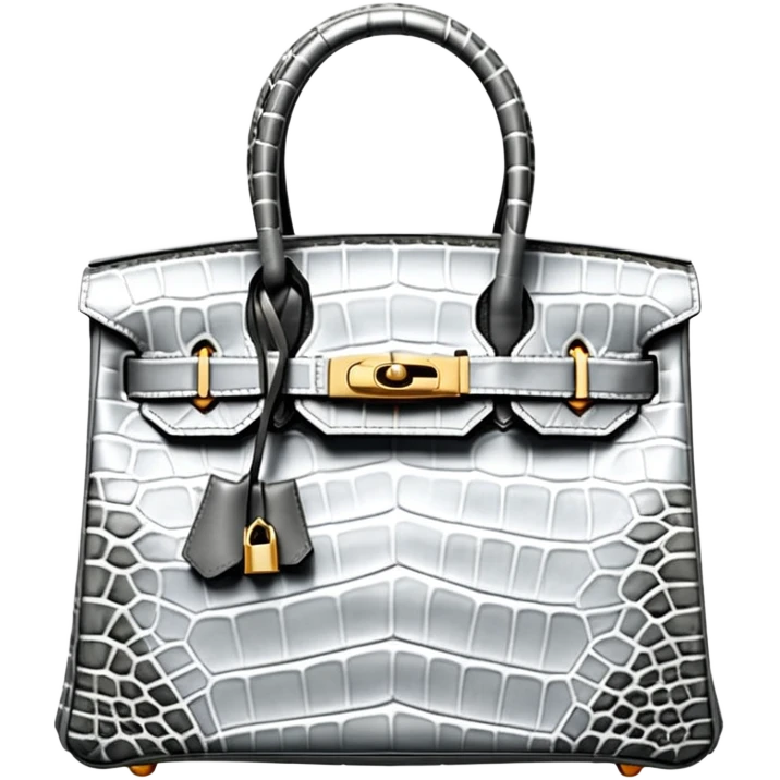 hermes birkin himalayan bag  emoji