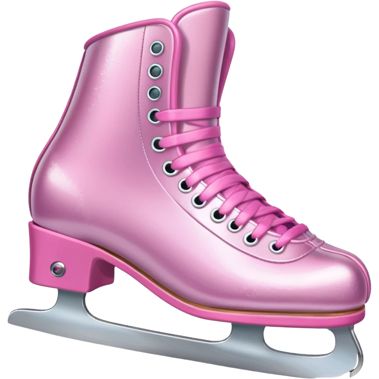 Pink Ice skates emoji