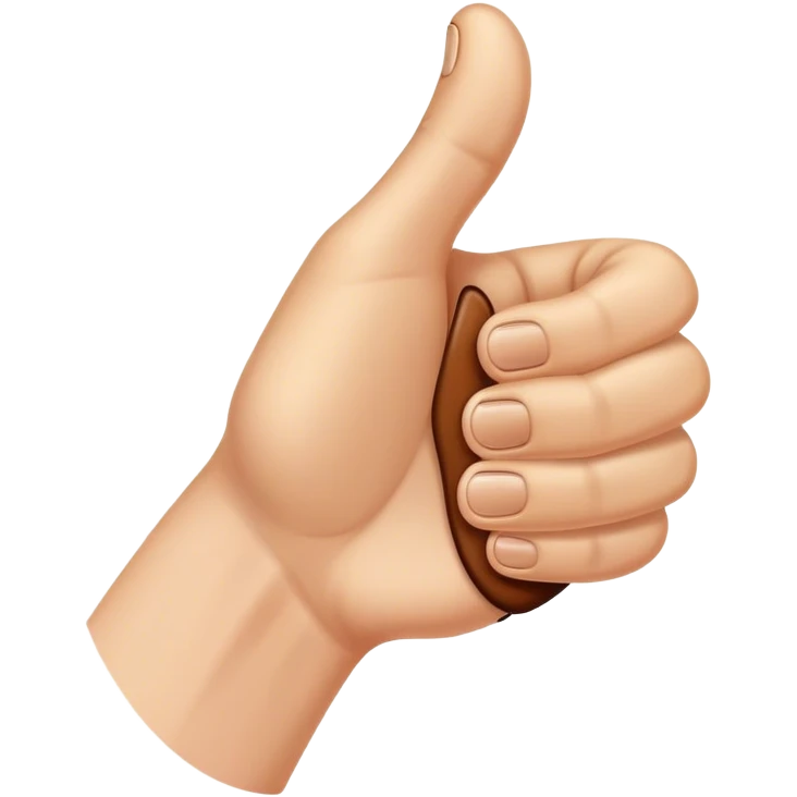 ear with a thumb growing out of it thumbs up freaky emoji