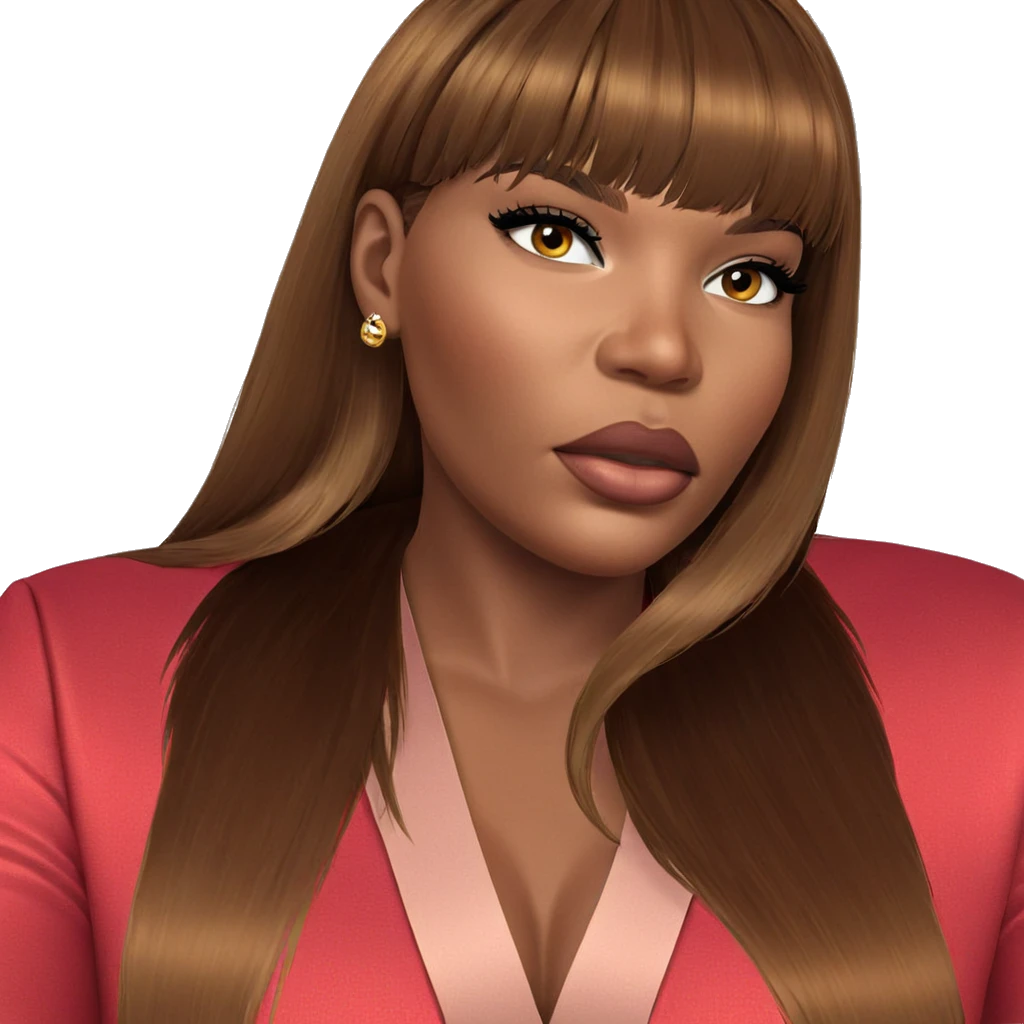 confident girl with jewelry emoji