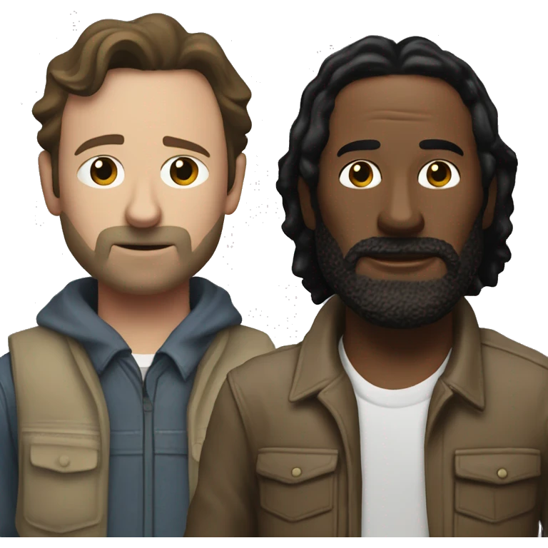 John Doris and Rick Grimes  emoji