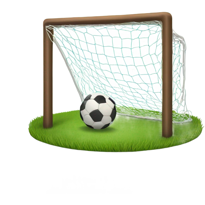 Soccer goal  emoji