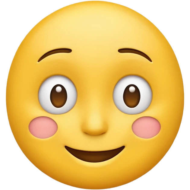 Smiling emoji with thinking pose emoji