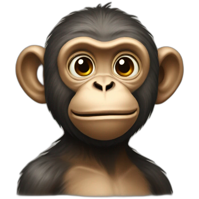 Monkey painting emoji