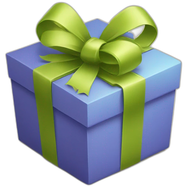 gift box with smile emoji