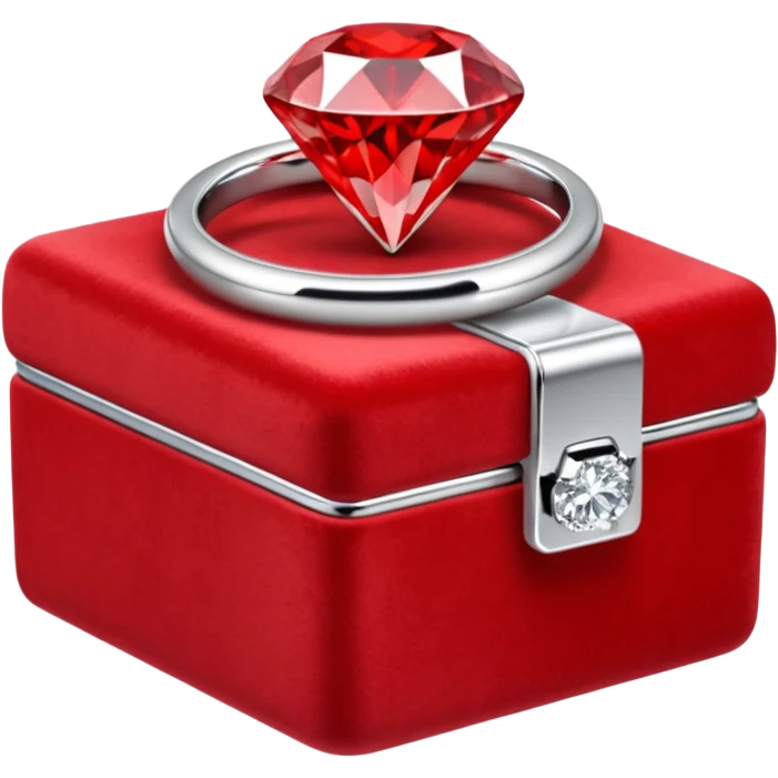 diamond ring in a red box emoji