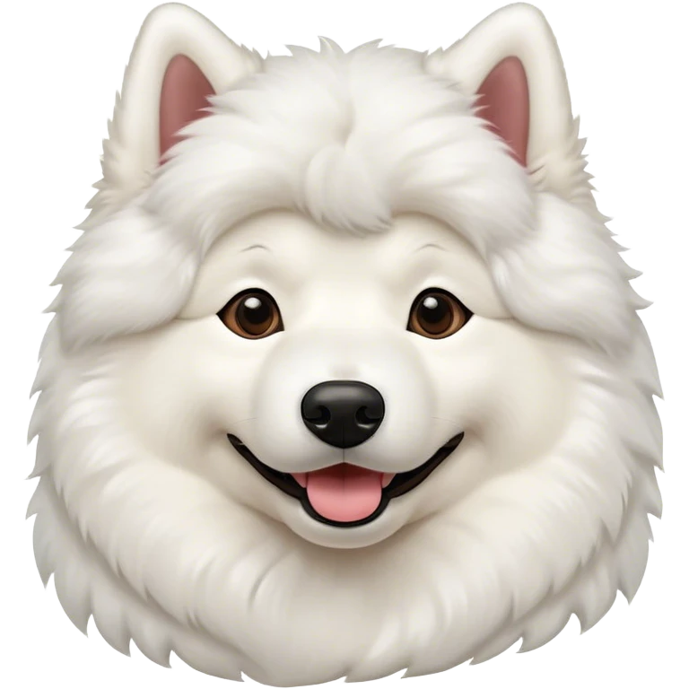 happy samoyed in Reims emoji