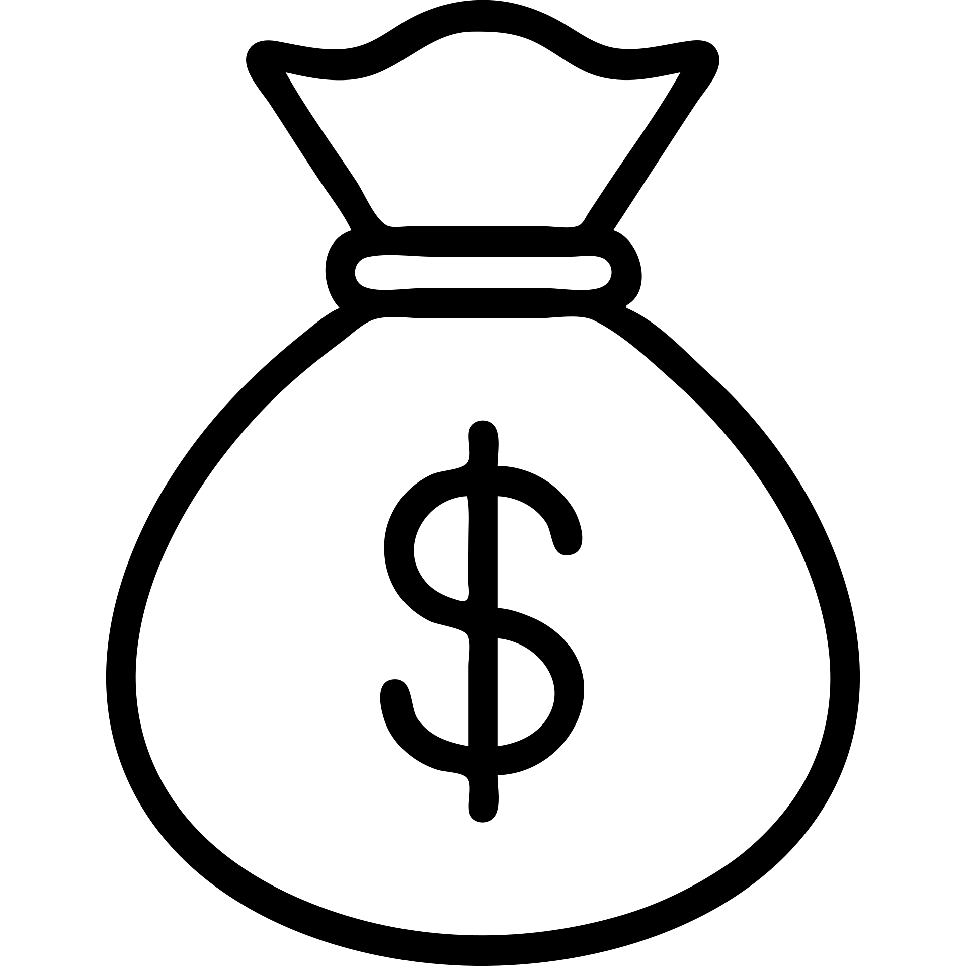 money bag icon, outlined, minimal details emoji