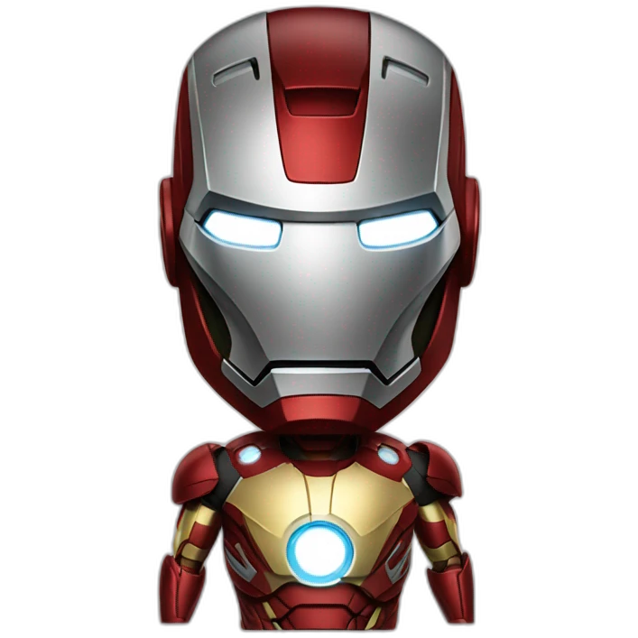 ironman with apple emoji