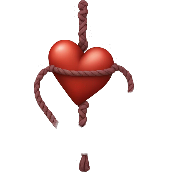 shibari heart emoji