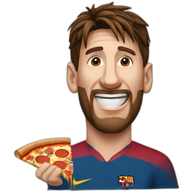 lionel-messi-eat-pizza emoji