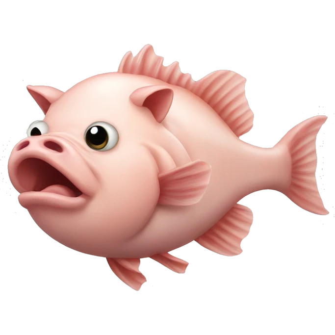 Pig fish emoji
