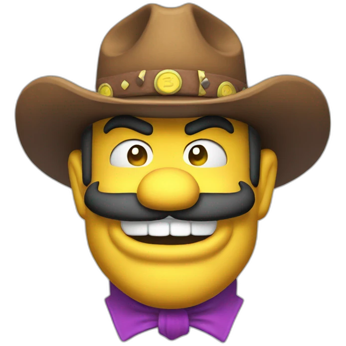 Cowboy wario emoji