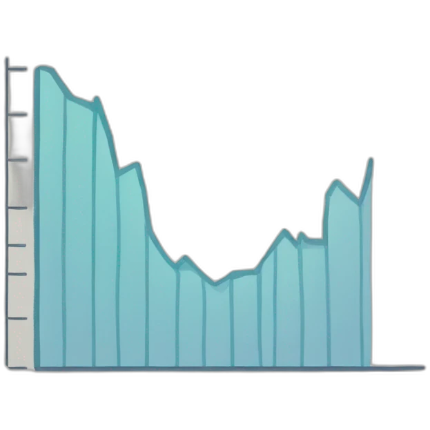graph that is flat then has a big drop emoji