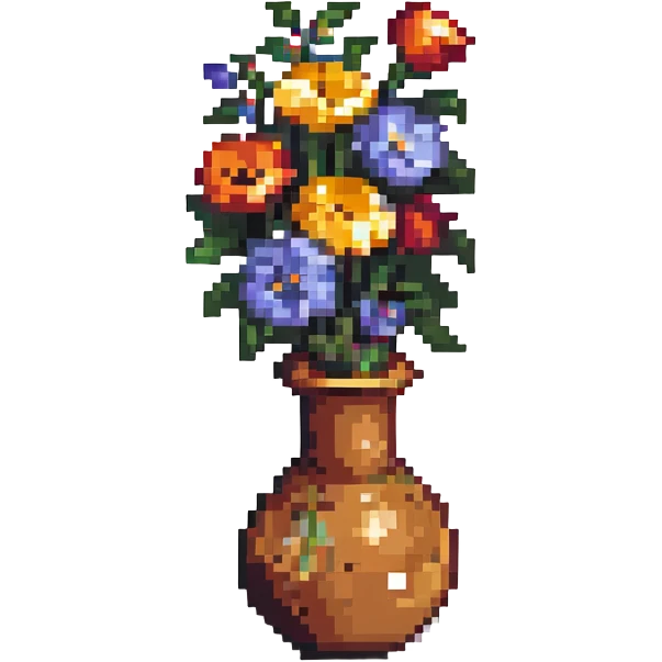 a vase with flowers emoji