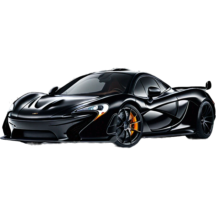 McLaren P1 blacked out  emoji