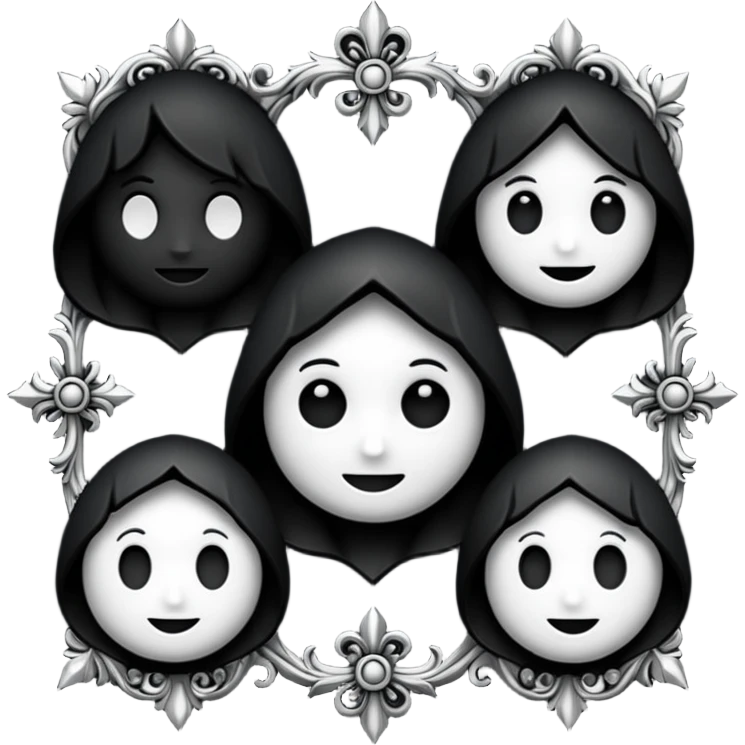 Gothic WhatsApp Emojis emoji