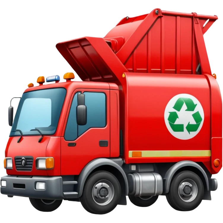 garbage truck italy emoji
