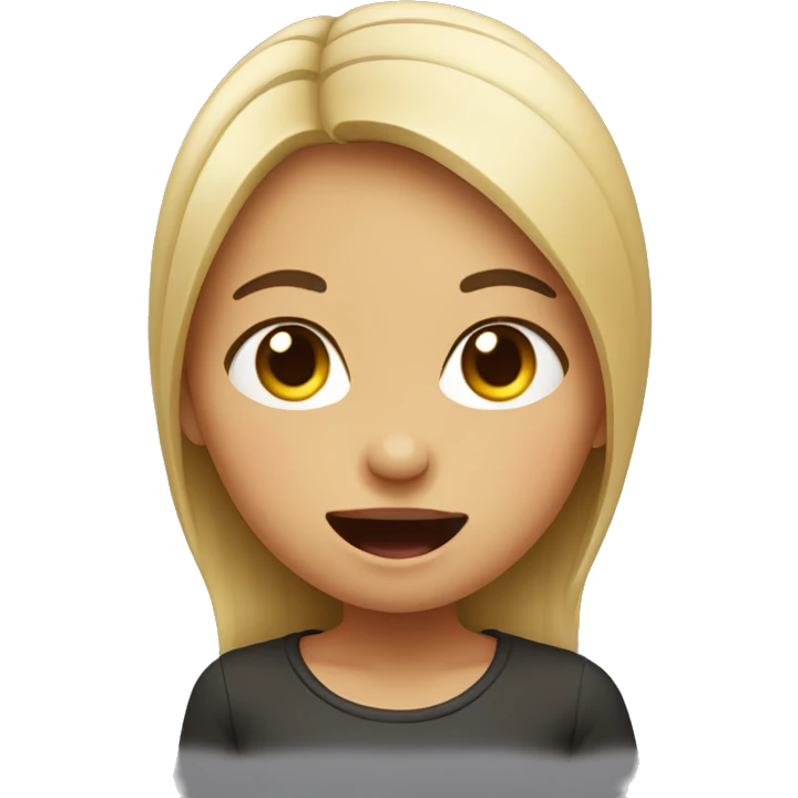 Girl sticking tongue out  emoji