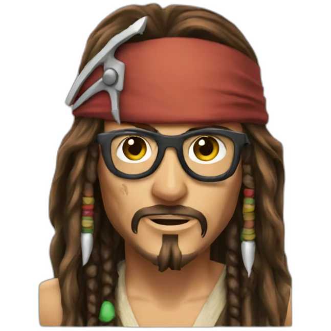 jack sparrow headphones emoji