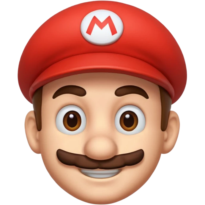 only mario's head thinking  emoji