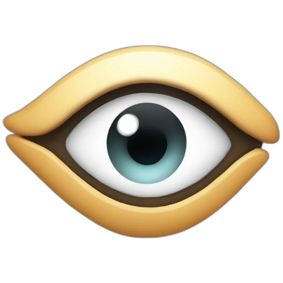 The cursor clicked on eye emoji