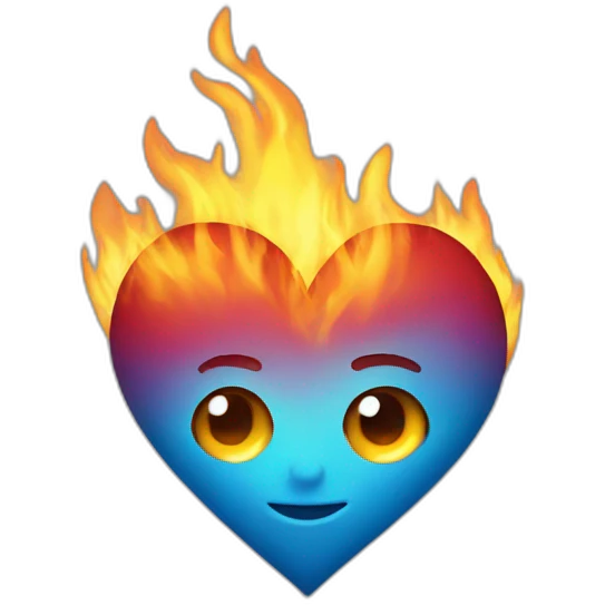 heart on fire emoji
