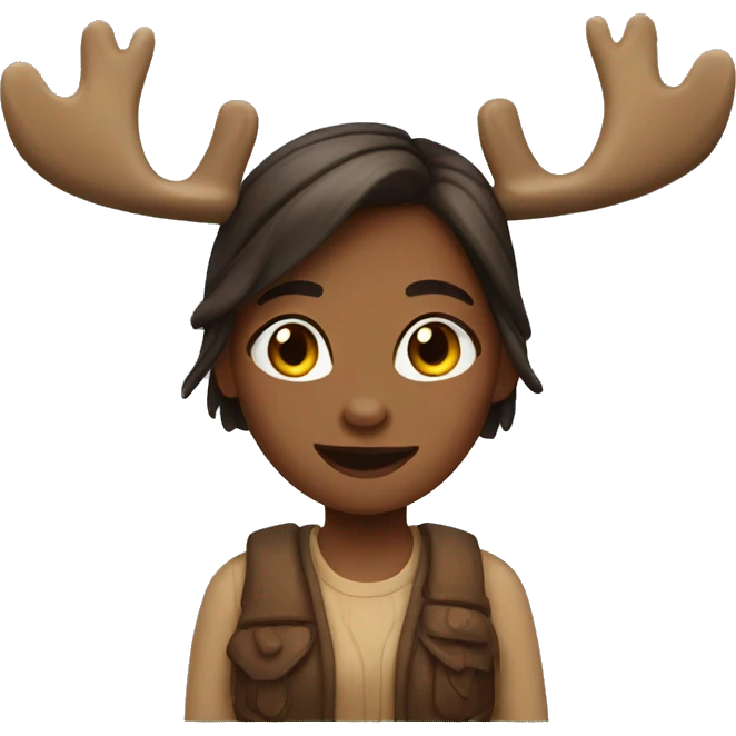 Moose girl emoji