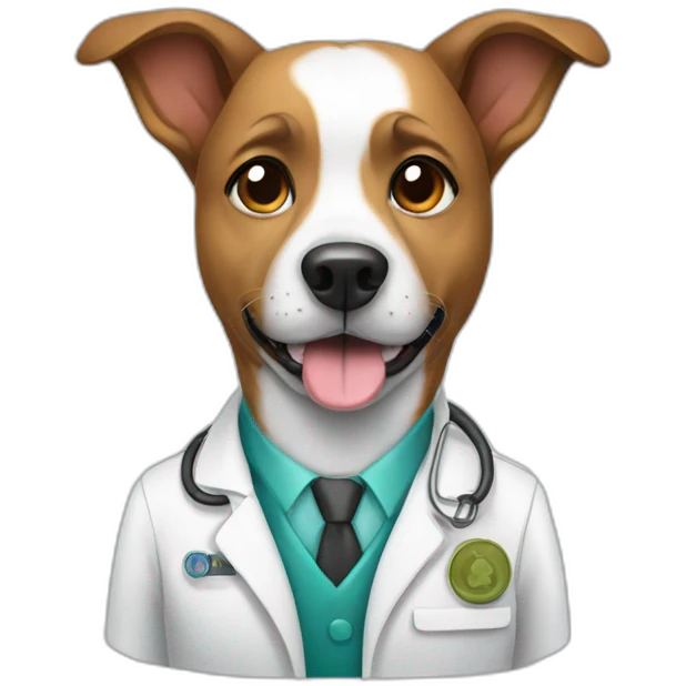 Vet dog emoji
