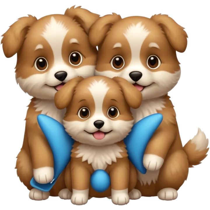 3 puppy emoji