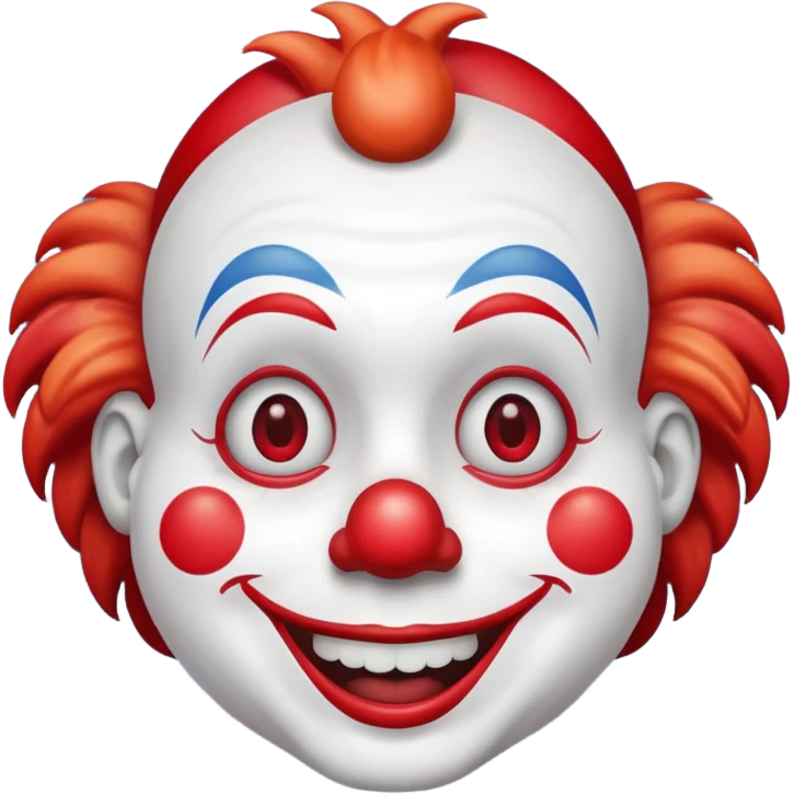 clown smile friendly emoji