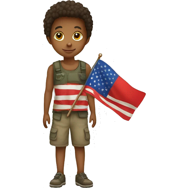 Palstine kids with flag emoji