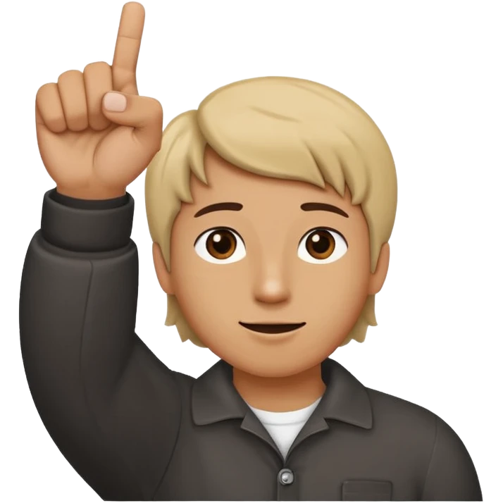 Hold up your hands. With your left hand, make a ‘6’ by curling your index finger like a hook while sticking your thumb out. With your right hand, make a ‘7’ by pointing your index finger straight and your thumb sideways like an L-shape. Put both hands next to each other — that’s the 67 meme emoji