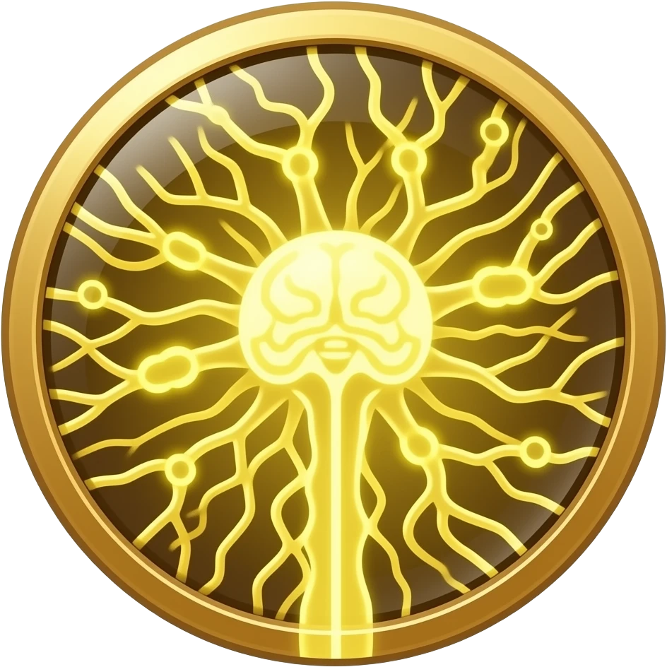 gold receiving-sensory-signals-glowing-neural-connections,-artistic-concept-of-perception,-futuristic,-soft-glow,-clean-aesthetic emoji