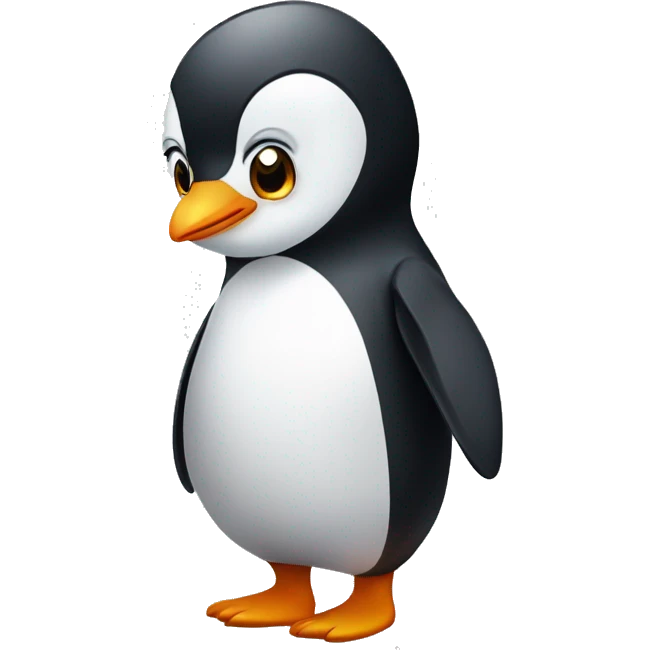 cute penguin emoji
