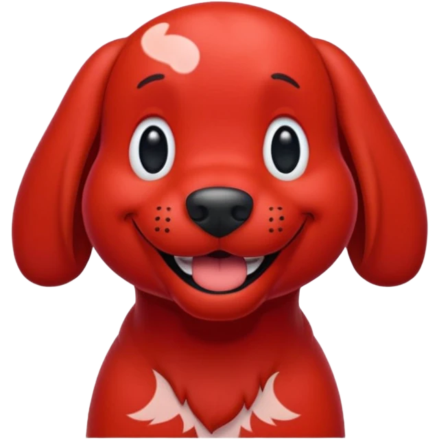 Clifford the big red dog sticker emoji emoji
