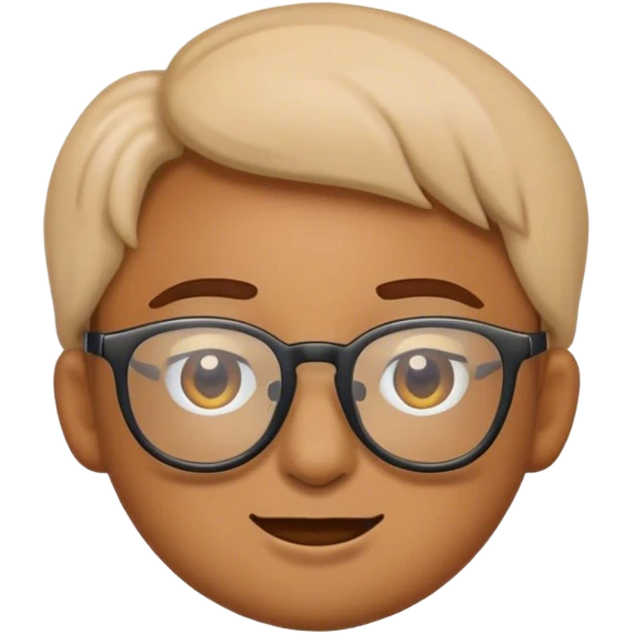 Emoji holding glasses emoji