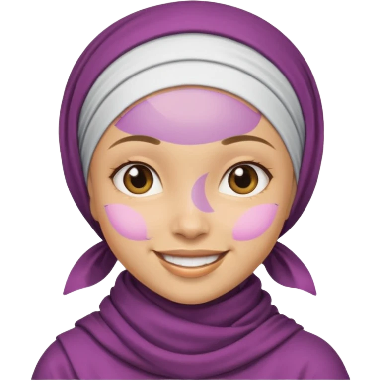 Başörtü Kapalı kız suratı emoji