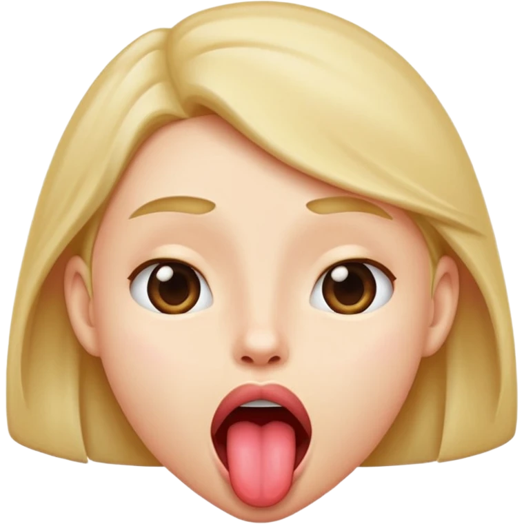 head shaking with tongue out emoji
