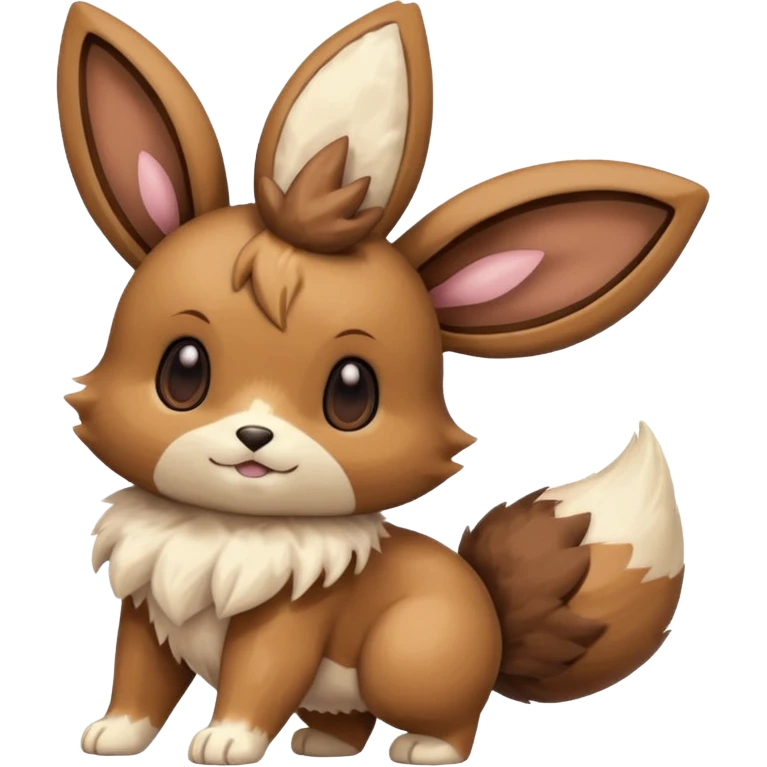 Lopunny-Buneary-Eevee-fusion (full body) emoji