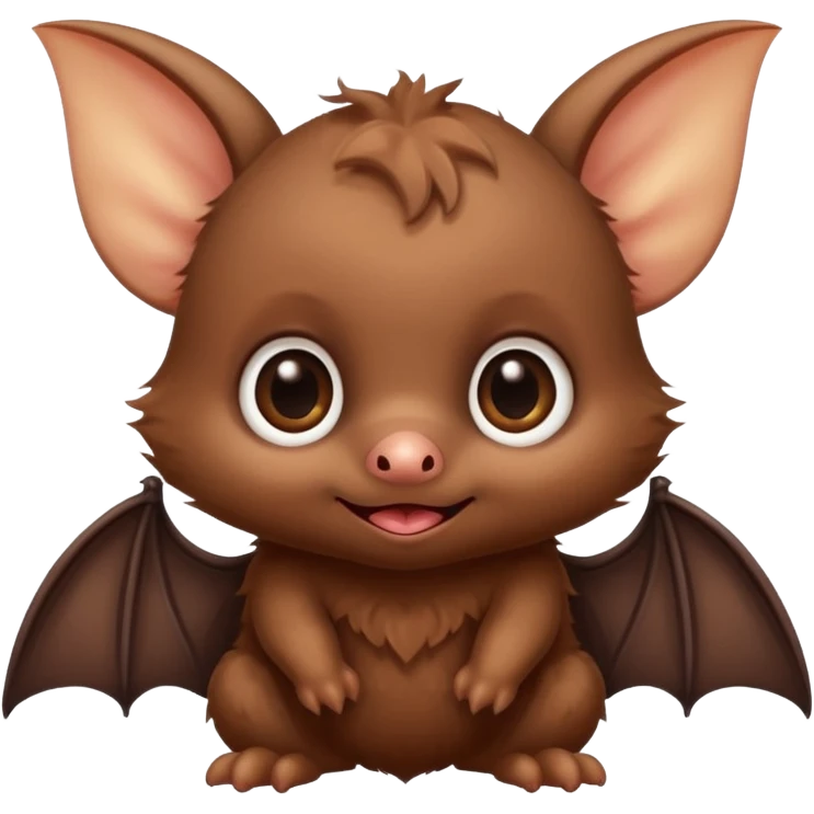 cute baby bat emoji
