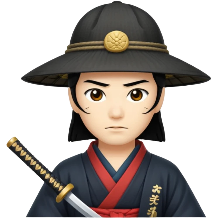 samurai only hat emoji
