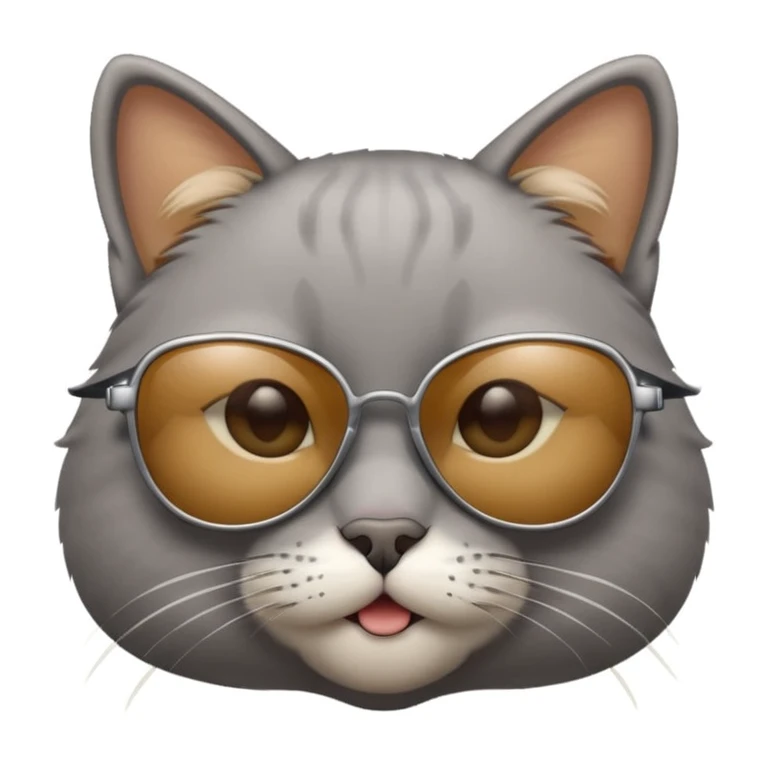 Cat wearing sunglasses emoji