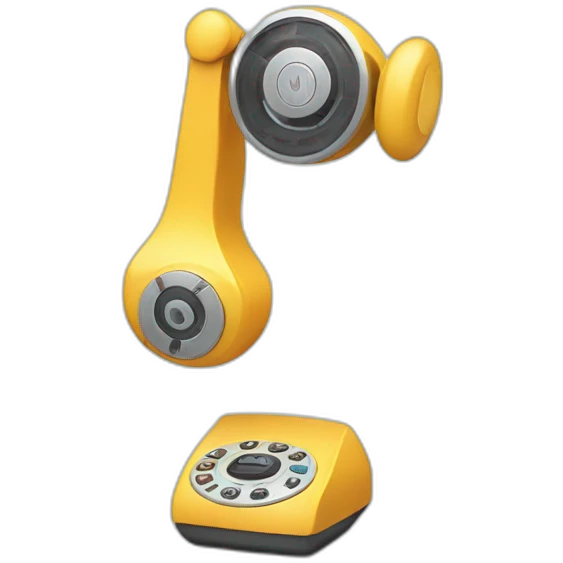 phone floating and spinning emoji