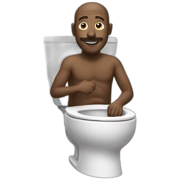SKIBIDI TOILET MAN emoji