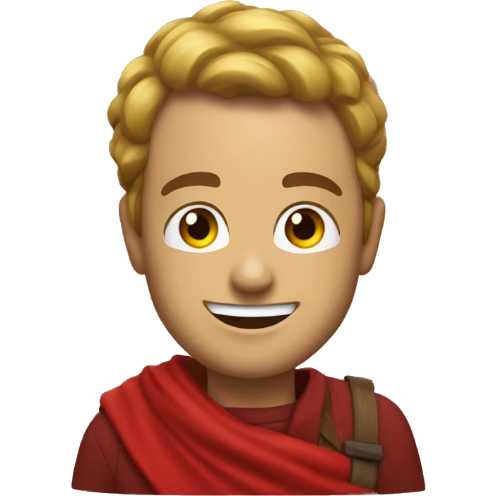 smile emoji with red flag background would be snow place emoji