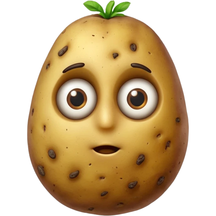 Potato with eyes emoji