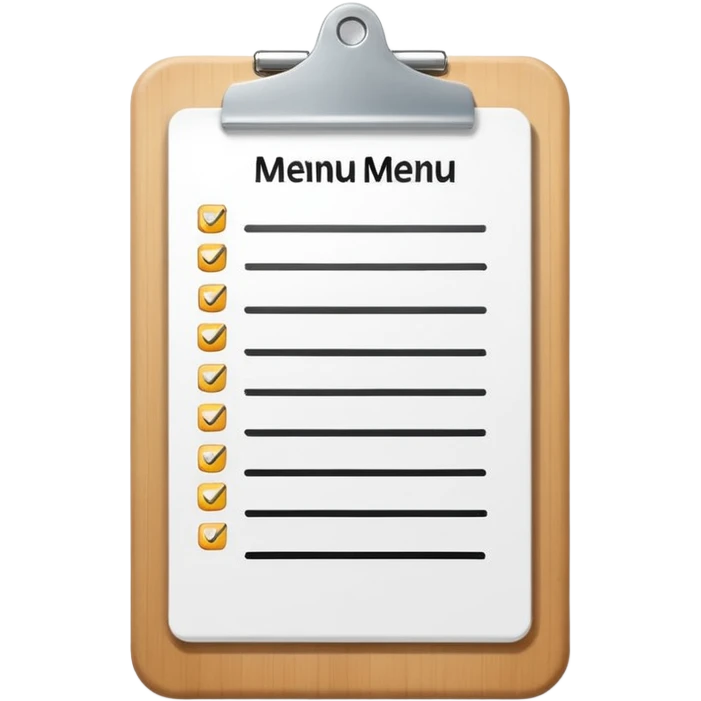 clibboard menu emoji