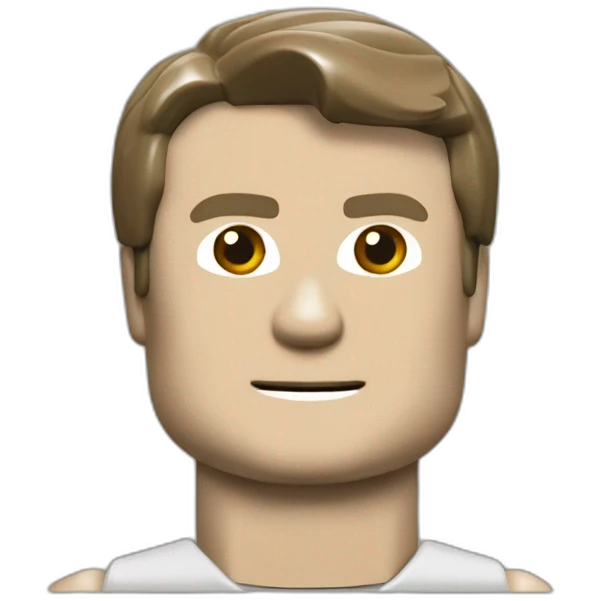 Macron en lego emoji