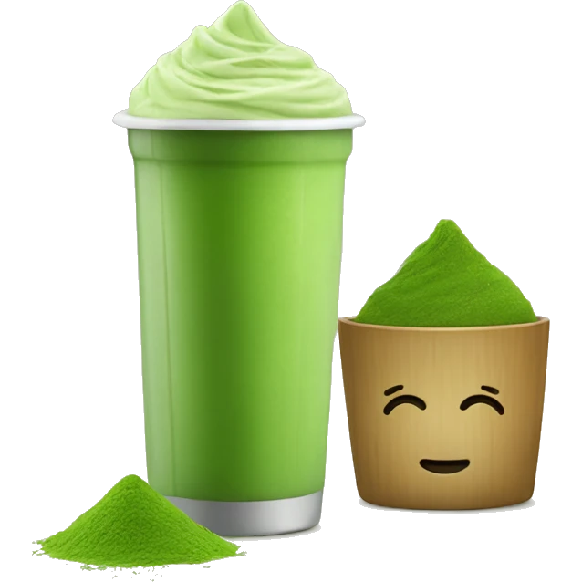 matcha in shakebottle emoji